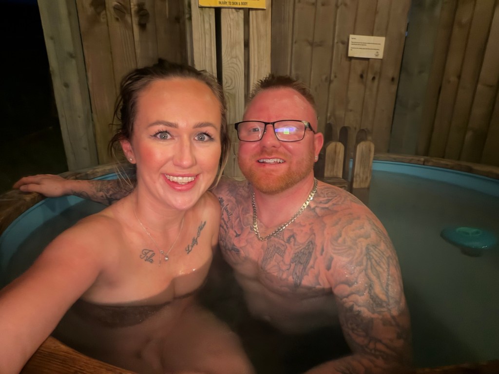 Our First Anniversary Stay in a Converted Shipping Container With a Log-Fired Hot Tub
